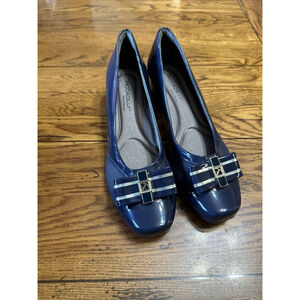 Piccadilly High Heel Shoes Pumps Navy Sz 9 Comfortable